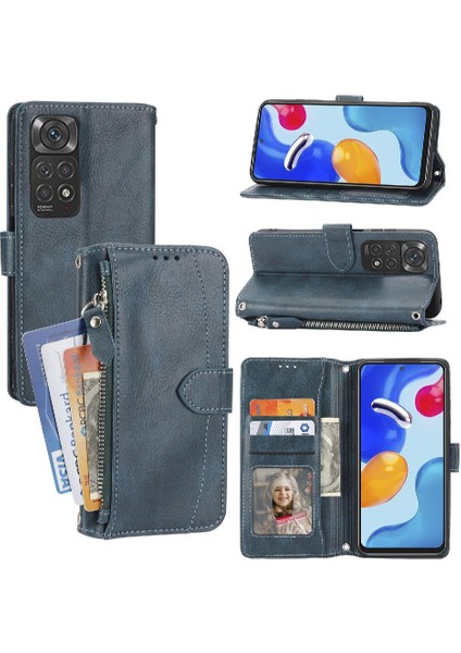 Xiaomi Poco X4 Gt Kickstand Kayış Manyetik Kapatma Pu Kartı Için Flip Case (Yurt Dışından)