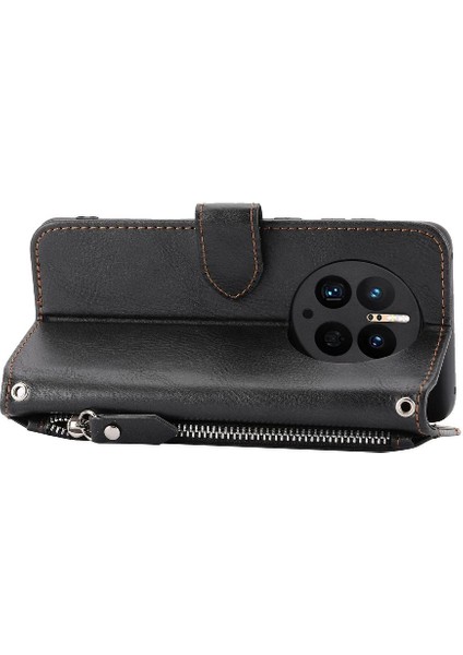 Huawei Mate 50 Pro Için Flip Case Kayış Kart Tutucu Manyetik Kapatma Pu (Yurt Dışından)