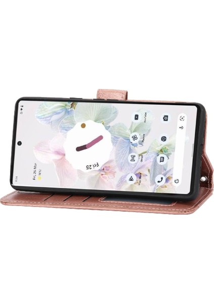Google Piksel 8A Kickstand Pu Deri Kart Tutucu Manyetik Için Flip Case (Yurt Dışından) fırsatları