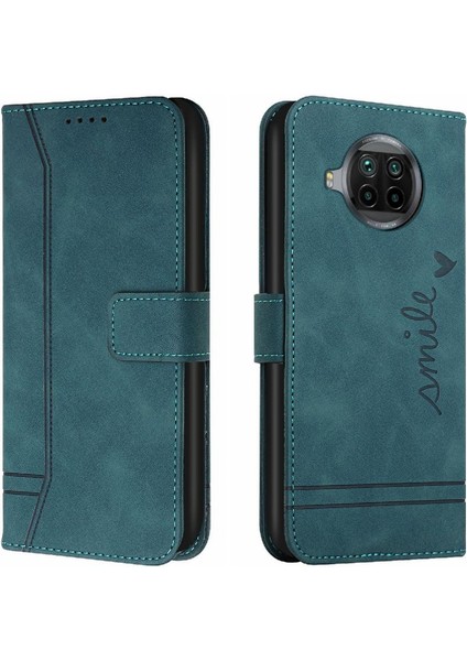 Telefon Kılıfı Için Xiaomi 10T Lite Manyetik Kapatma Kart Yuvaları Kapak Çevirin El (Yurt Dışından)