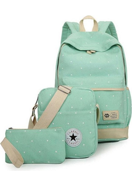 Shopfocus Sırt Çanta Seti 3 Adet - Siyah (Yurt Dışından)