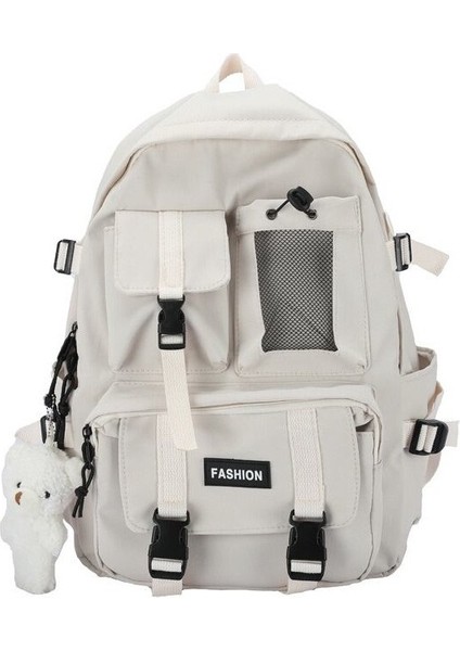 Miracle Qiji Öğrenci Büyük Kapasiteli Sırt Çantası Kolej Okul Çantası (Yurt Dışından)