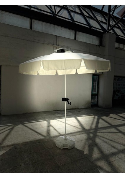 Lifepo4 12V 6A Akülü Solar Plaj Şemsiyesi