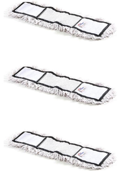 Nemli Palet Yedek Mop Paspas 80 Cm. / Nem Alıcı Mop - Pamuklu / Beyaz - 3 Adet fiyatları