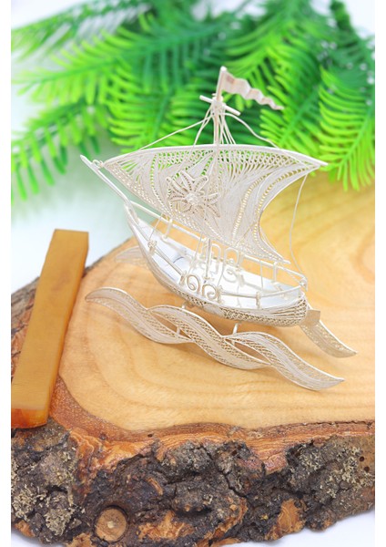 Yelkenli Model 925 Ayar Gümüş Telkari Biblo Aksesuar 201023077 fiyatları