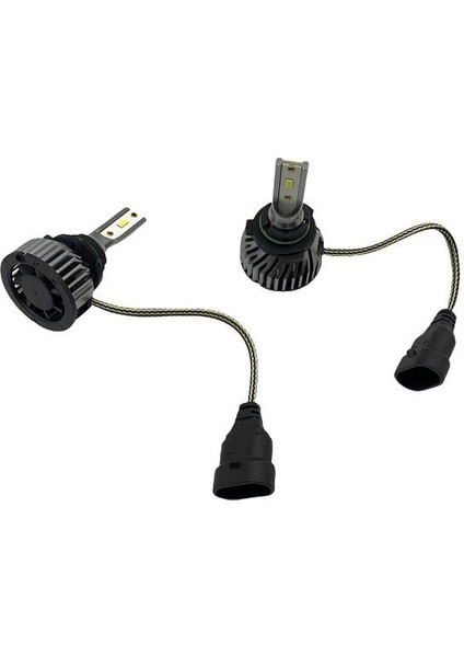 Nıken 12V Hb4 9006 Csp LED Xenon Far Ampul Seti 6500K 8000 Lümen