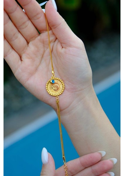 Altın Çeyrekli Ezme Bileklik fiyatları