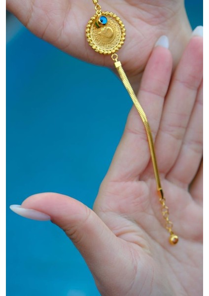 Altın Çeyrekli Ezme Bileklik fırsatları