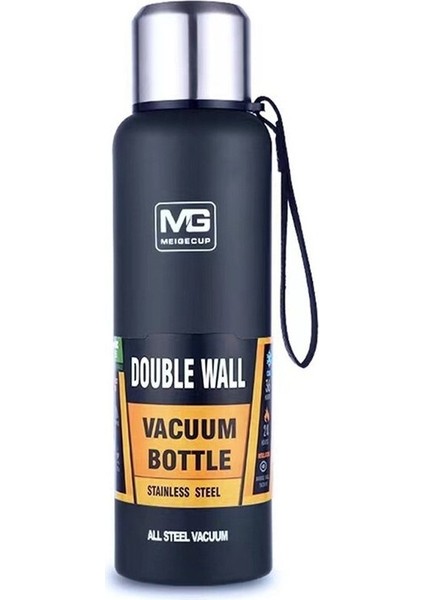 Mg Paslanmaz Çelik Çift Duvar Termos W1023 1.5 Lt Kırmızı (Yurt Dışından)