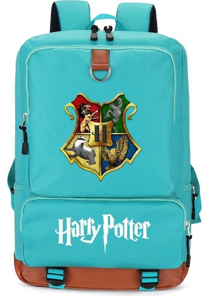 Qjqian Harry Potter Sırt Çantası Büyük Kapasiteli Öğrenci Okul Çantası (Yurt Dışından)