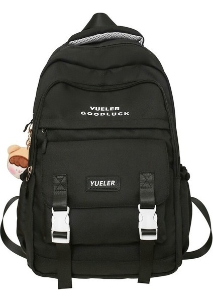 Love Home Orta Okul Öğrencisi Okul Çantası 2023 Yeni Büyük Kapasiteli Basit Moda Üniversite Öğrencisi Sırt Çantası Açık Eğlence Seyahat Sırt Çantası (Yurt Dışından)