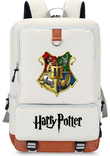 Qjqian Harry Potter Sırt Çantası Büyük Kapasiteli Öğrenci Okul Çantası (Yurt Dışından)