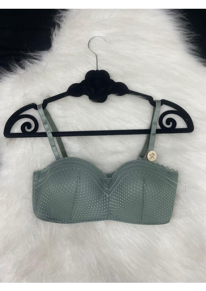 Bayan Dolgusuz Lotus Tek Sütyen 80518 Mint Yeşil
