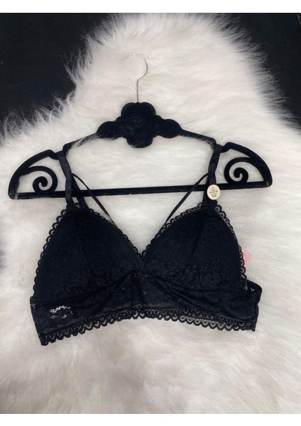 Bayan Dolgusuz Bralet 80546 Siyah