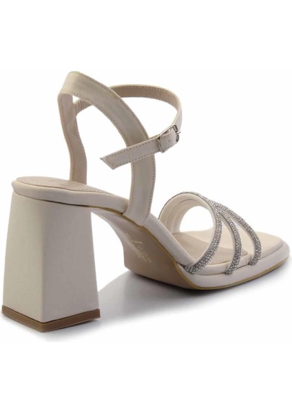 Mat Bej Saten Kadın Klasik Topuklu Ayakkabı K05215164738 modelleri