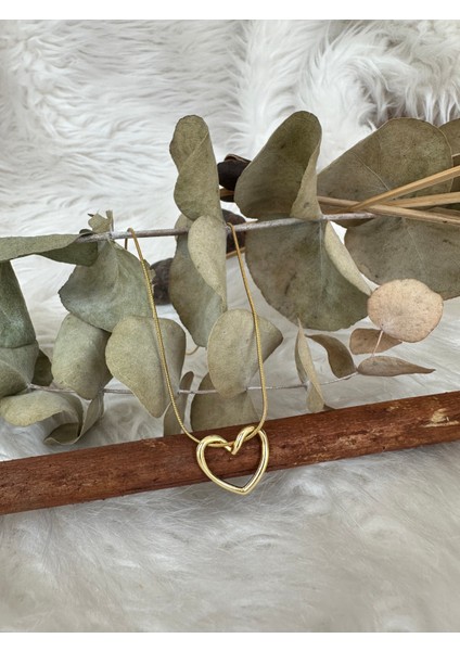 Ucu Kalpli Minimal Ince Çelik Kolye (40CM) fiyatları