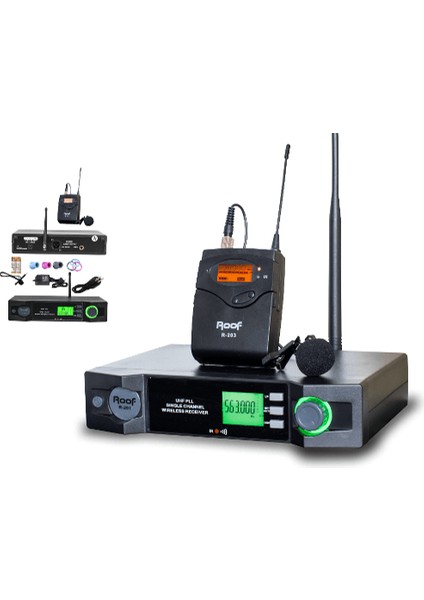 R-201 Yaka Uhf Telsiz Mikrofon