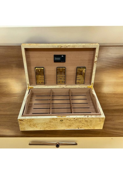 Lubinski Italy Sedir Humidor Puro Kutusu Mapa Kavak 300'S