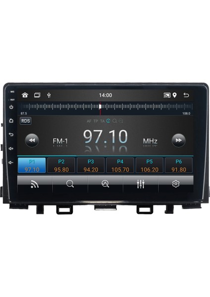 Kia Rio (2017-2024) Android 14 Multimedya Carplay 10 Inch 8 GB Ram / 128 GB Hafıza CRV-4317XAA