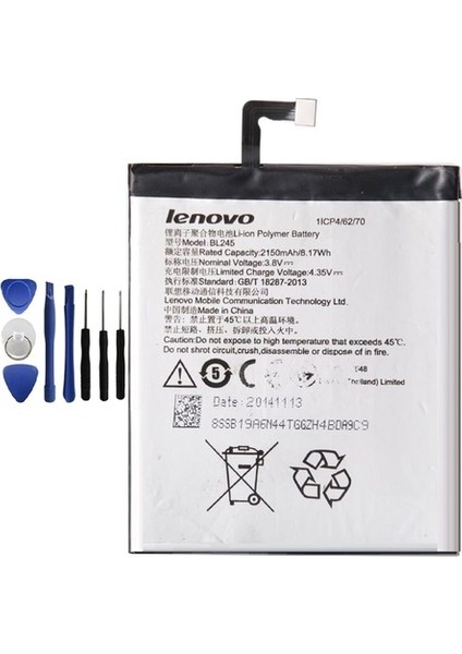 Lenovo S60 Pil Batarya Tamir Seti BL245