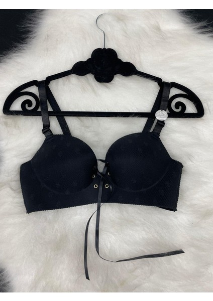 Bayan Ekstra Dolgulu Lazer Kesim Sütyen 1223 Siyah