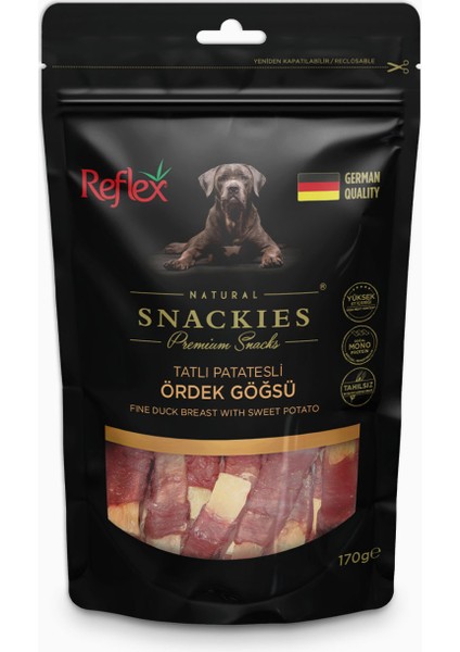 Snackies Tatlı Patatesli Ördek Gögsü 170 gr