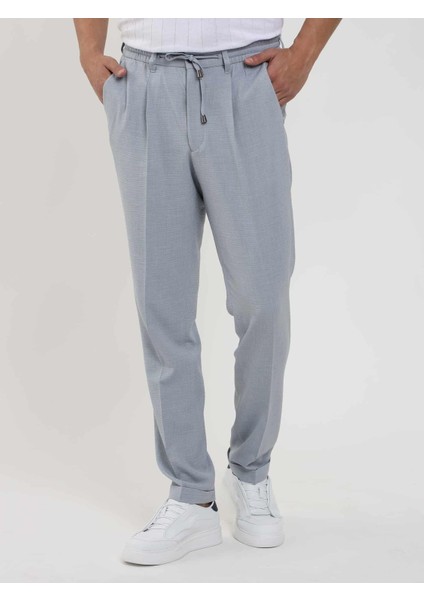 Mavi Erkek Slim Fit Gofre Desenli Jogger Pantolon - 104516 modelleri