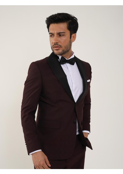 Siyah Erkek Slim Fit Düz Sivri Yaka Smokin Takım fiyatları