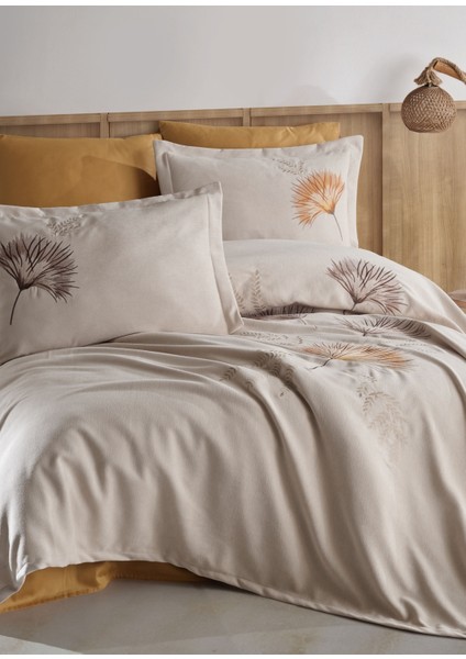 Nakışlı Pike Takımı Bej - Blesk fiyatları