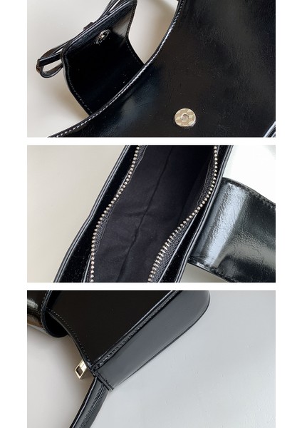 2024YENI Moda Çantapuşık Kadın Omuz Çantası Minimalist Fiyonk (Yurt Dışından) fiyatları