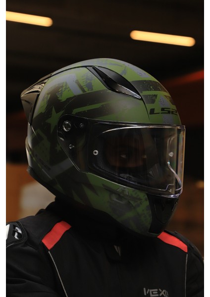 Rapıd 2 Thunder Bırds Mat Yeşil-Siyah-Gri Kask fırsatları