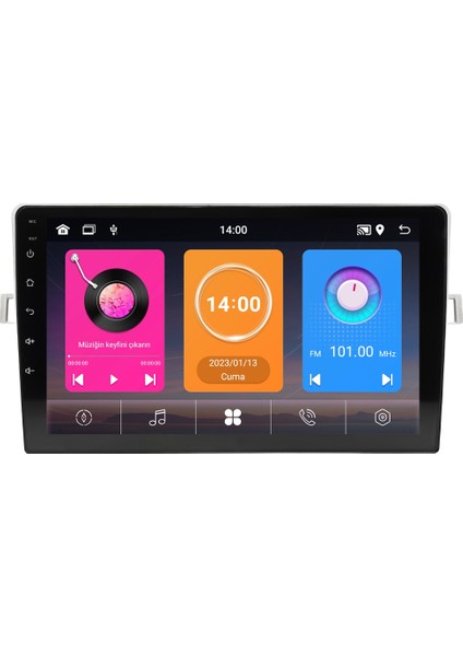 Toyota Verso (2014-2017) Android 14 Multimedya Carplay 10 Inch 8 GB Ram / 128 GB Hafıza CRV-4133XAA