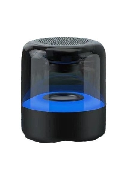 Akıllı Ev Masaüstü Bluetooth Hoparlör Taşınabilir Subwoofer Cam Küçük Ses Yaratıcı Hediye Ses (Yurt Dışından)