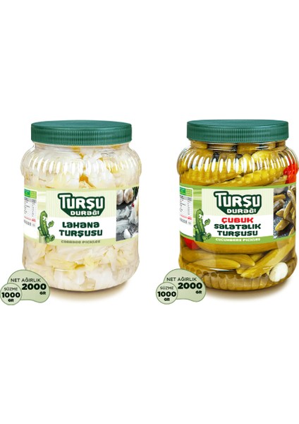 Çubuk Turşusu 2KG - Lahana Turşusu 2KG
