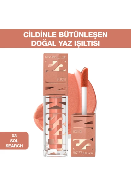 Maybelline New York Sunkisser Likit Allık- 03 Sol Search