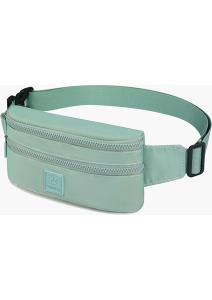 Su Geçirmez Naylon Doğa Sporları Crossbody Çanta Yeşil (Yurt Dışından)