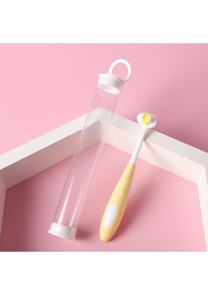 Çocuk Diş Fırçası, On Bin Yumuşak Kıllı ve Kaymaz Saplı Yeni Üç Taraflı Diş Fırçası 5d Diş Fırçası (Yurt Dışından)