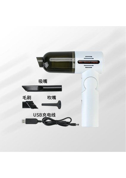 Küçük Mini Taşınabilir Güçlü El Yüksek Emişli Elektrikli Süpürge Şarj Edilebilir Katlanabilir Kablosuz Masaüstü Elektrikli Üfleyici (Yurt Dışından)