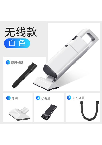 Araba Kablosuz Elektrikli Süpürge Araba Yüksek Güç 120W Islak ve Kuru Toz Toplayıcı Araba Taşınabilir Elektrikli Süpürge (Yurt Dışından)