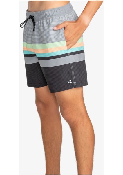 All Day Htr Strıpes Lb Gri Erkek Mayo modelleri