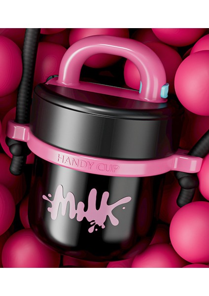 Saman ile Çocuk Taşınabilir Açık Hava Seyahati Sevimli Görünümlü Spor Termos Fincan Siyah (Yurt Dışından) modelleri