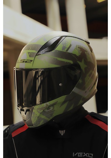 Rapıd 2 Thunder Bırds Mat Yeşil-Siyah-Gri Kask modelleri