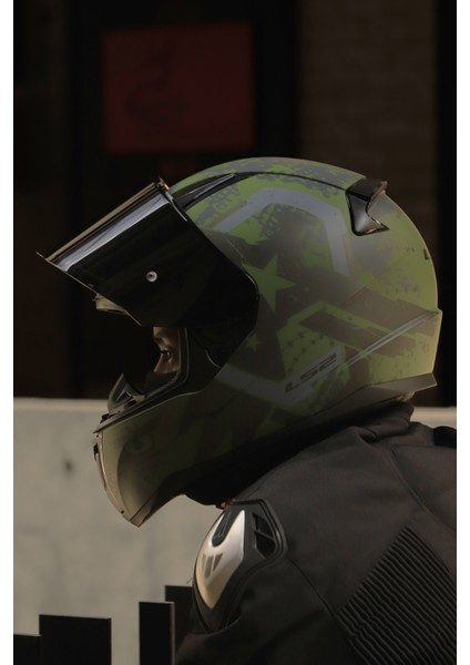 Rapıd 2 Thunder Bırds Mat Yeşil-Siyah-Gri Kask fırsatları