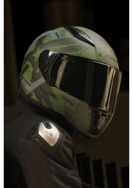 Rapıd 2 Thunder Bırds Mat Yeşil-Siyah-Gri Kask indirimleri