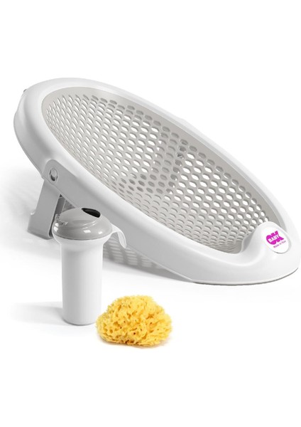 Jelly Küvet Aparatı Splash Bebek Duşu Doğal Banyo Süngeri No.10 / A. Gri