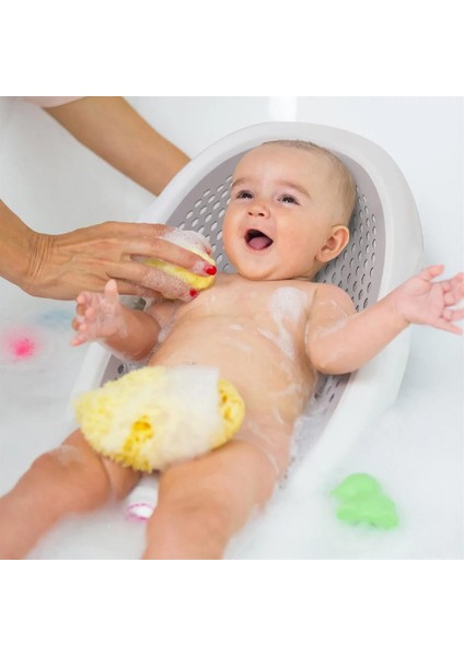 Jelly Küvet Aparatı Splash Bebek Duşu Doğal Banyo Süngeri No.10 / A. Gri