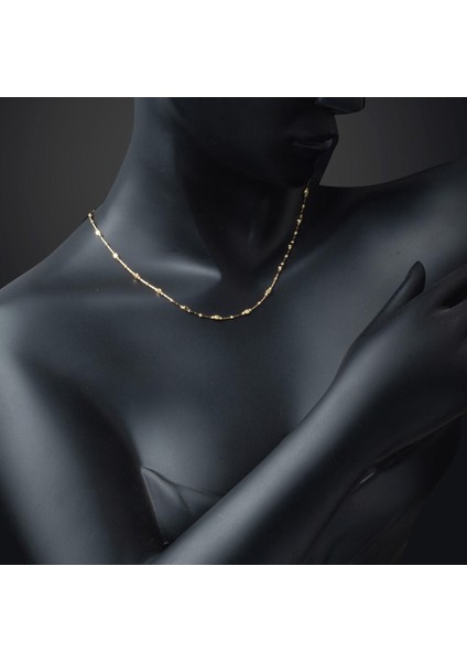 Küp Dorika Toplu 14 Ayar Altın Zincir Kolye indirimleri