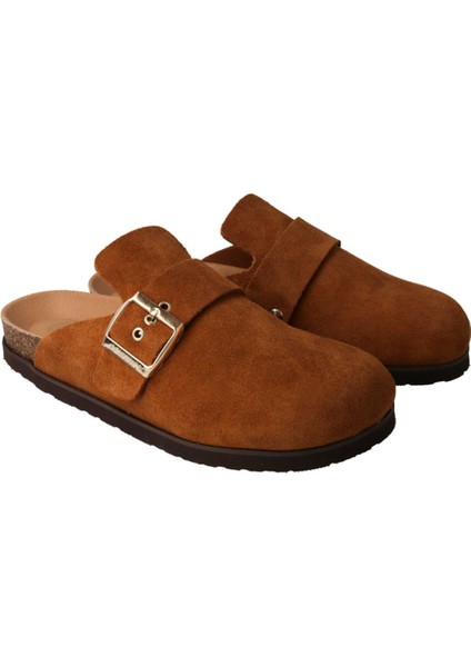 Kadın Sandalet Izar G104345 Genuins Velour Camel