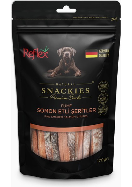 Snackies Füme Somon Etli Şeritler 170 gr