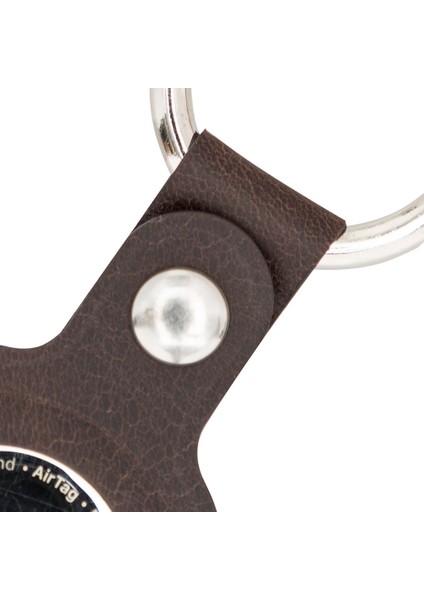 Apple Airtag Uyumlu Deri Anahtarlık, Acı Kahve indirimleri